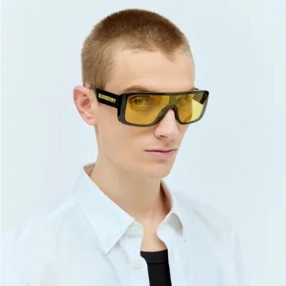 NEW BURBERRY BE4401U	3002/2 DARK HAVANA/GREEN MEN SUNGLASSES BURBERRY - Picture 4 of 12